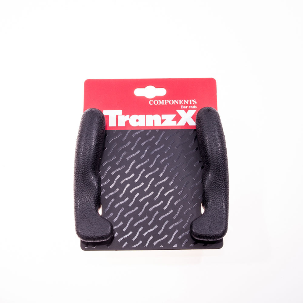 Bar End Mtb TranzX Emborrachado Preto kfbikes