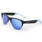 oculos-de-sol-marca-hupi-modelo-brile-na-cor-preta-com-degrade-azul-e-lente-azul-espelhada-com-protecao-uv-400