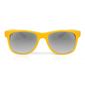 visao-frontal-oculos-de-sol-hupi-modelo-brile-amarelo-e-prata