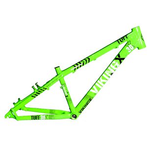 quadro-aro-26-dirt-jump-viking-tuff-x-30-em-aluminio-verde-neon-para-freio-a-disco-post-mount-e-v-brake-verde