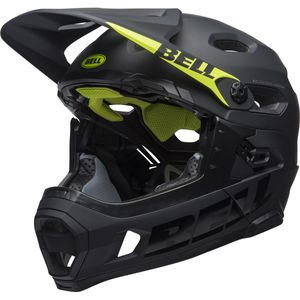 capacete-full-face-bell-super-dh-preto-fosco-com-detalhes-brilhantes-com-amarelo-downhill