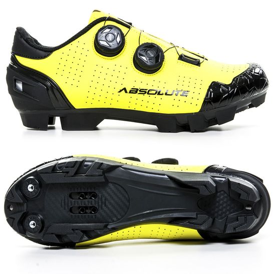 sapatilha-absolute-para-mountain-bike-modelo-prime-amarelo-neon-com-preto-com-duas-catracas-boa-atop