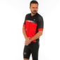 camisa-free-force-sport-split-de-ciclismo-masculina-com-protecao-uv-50--ziper-inteligente-gola-baixa-manga-curta-preto-com-vemelho