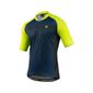 camisa-de-ciclismo-free-force-mtb-speed-road-azul-com-amarelo-neon-e-preto-com-bolsos-traseiros