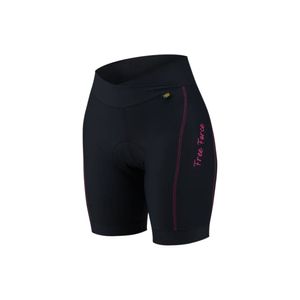 bermuda-ciclismo-feminina-freeforce-preto-rosa-resistente-mona-sport-forro-invert-comp
