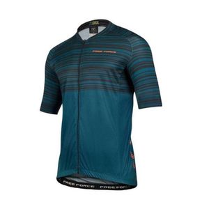 camisa-ciclismo-free-force-sport-azure-azul-preto-e-laranja-alta-qualidade-bolsos-traseiros