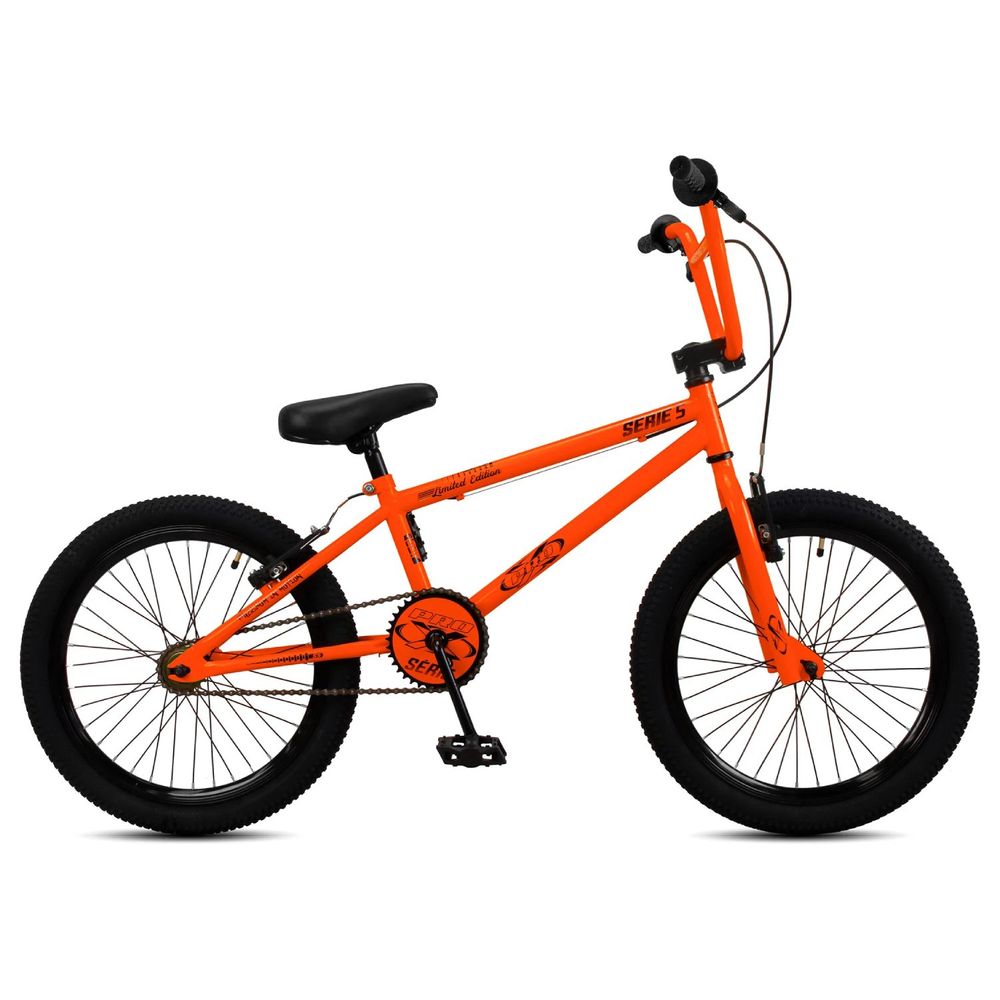 Bicicleta Aro 20 Cross Pro X - Branco/Laranja